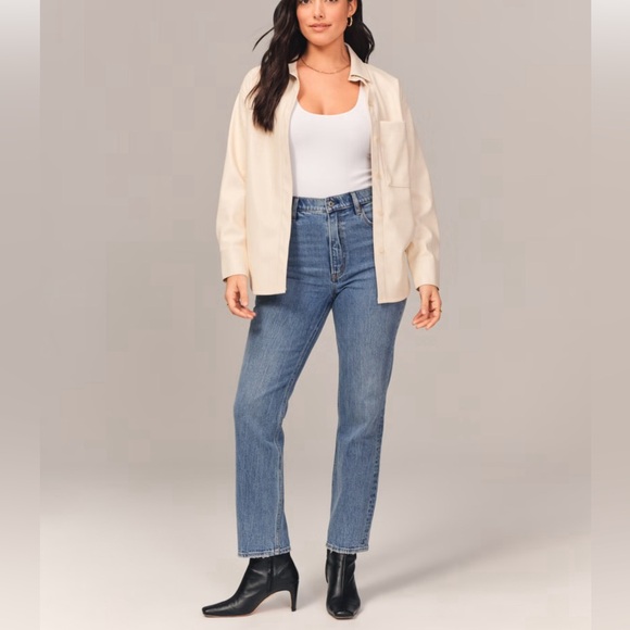 A&F Curve Love Ultra High Rise Jeans NWT Size:34S, NWT - Picture 5 of 5